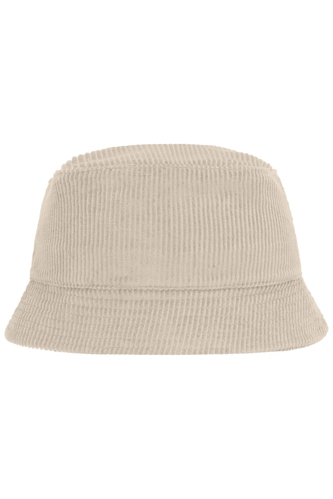 Corduroy Fisherman Hat Organic Cotton - Sandstone (ca. Pantone 406 C)