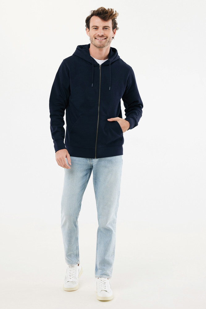 IQONIQ Abisko Zip-Kapuzenpullover aus recycelter Baumwolle