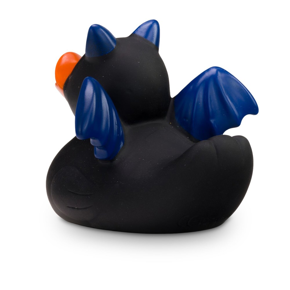 Werbeente Batduck Superheld schwarz-blau