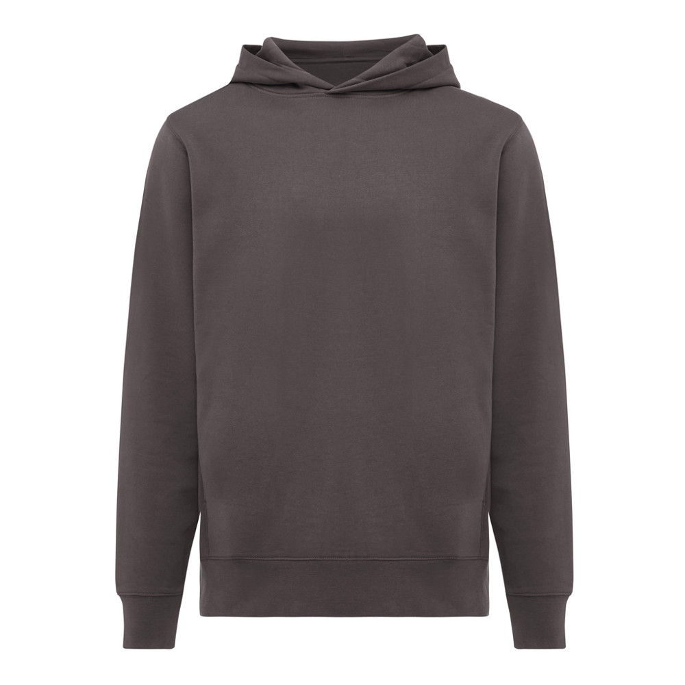 IQONIQ Yengo Hoodie mit Seitentaschen aus rec. Baumwolle - anthrazit (± PMS 19-3900 TCX)