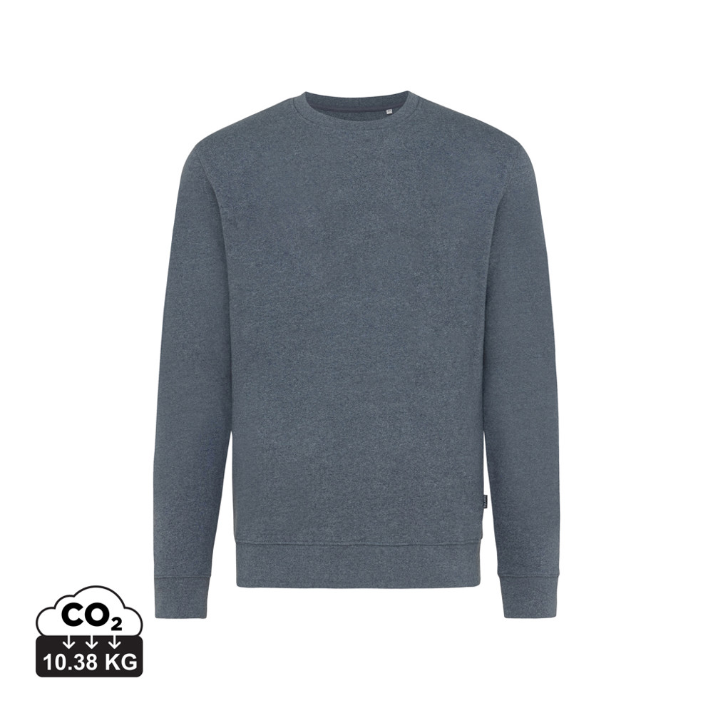 IQONIQ Denali ungefärbt. Rundhals-Sweater aus recycelter BW