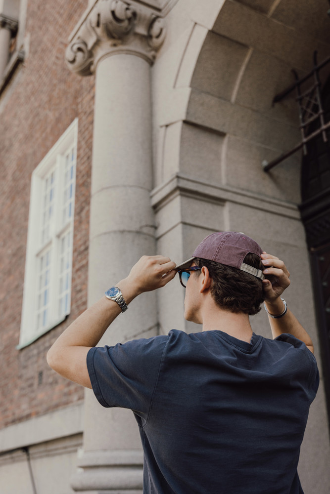 BEAU AWARE™ Two-Tone 6-Panel-Cap aus washed Cotton-Twill