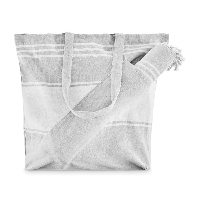 HUMMUM - Hamamtuch-Set 50X14X38cm - grau