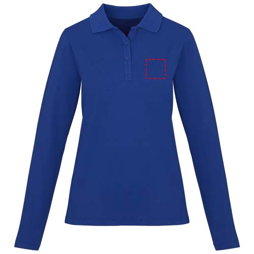 Calgary 180 g/m² Langarm Poloshirt für Damen