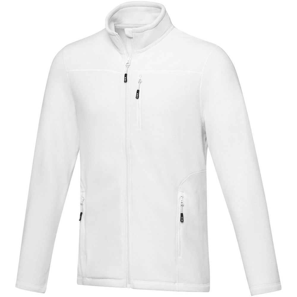Amber GRS recycelte Fleecejacke für Herren - weiss