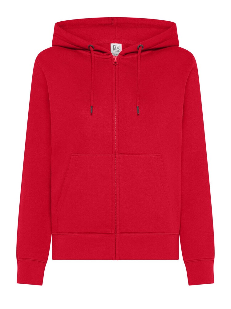 BS Vega Damen-Sweatshirt, 280 g/m² - Rot (PMS 186c)