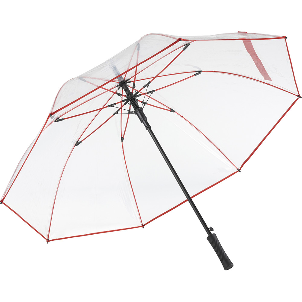 2333 AC-Gästeschirm FARE® Pure - transparent-rot