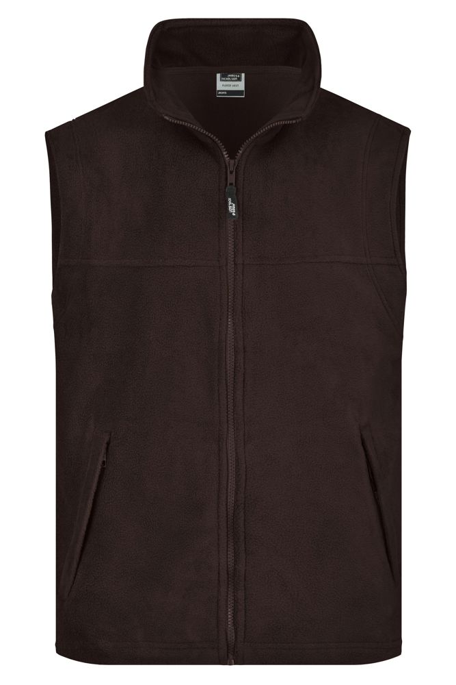 Fleece Vest - Brown (ca. Pantone 476C)