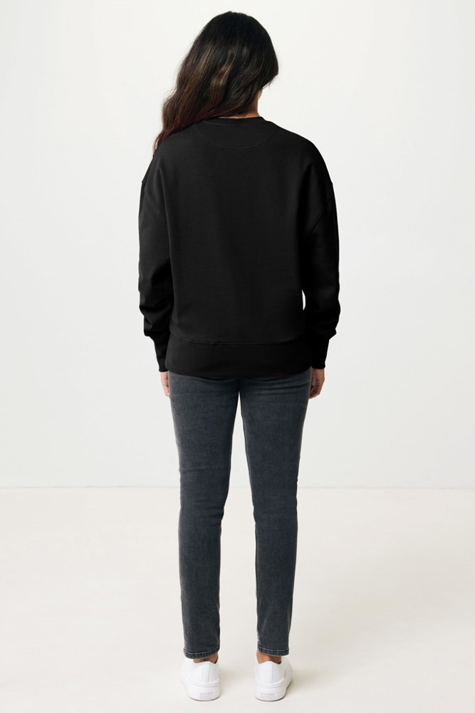 IQONIQ Kruger Relax-Rundhals-Sweater aus recycelt. Baumwolle