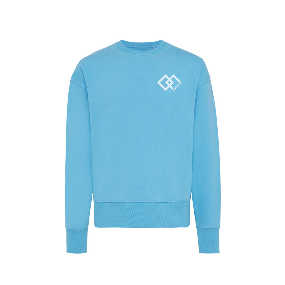 IQONIQ Kruger Relax-Rundhals-Sweater aus recycelt. Baumwolle
