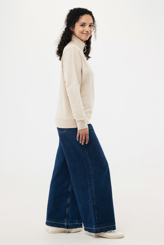 IQONIQ Elgon Quarter-Zip-Sweater aus rec. Baumwolle