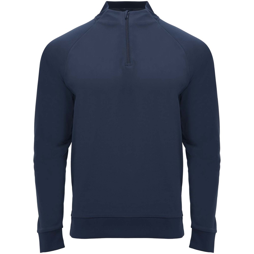 Epiro 200 g/m² Half-Zip Sweatshirt Unisex - Marineblau