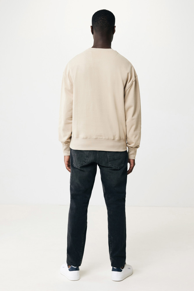 IQONIQ Kruger Relax-Rundhals-Sweater aus recycelt. Baumwolle