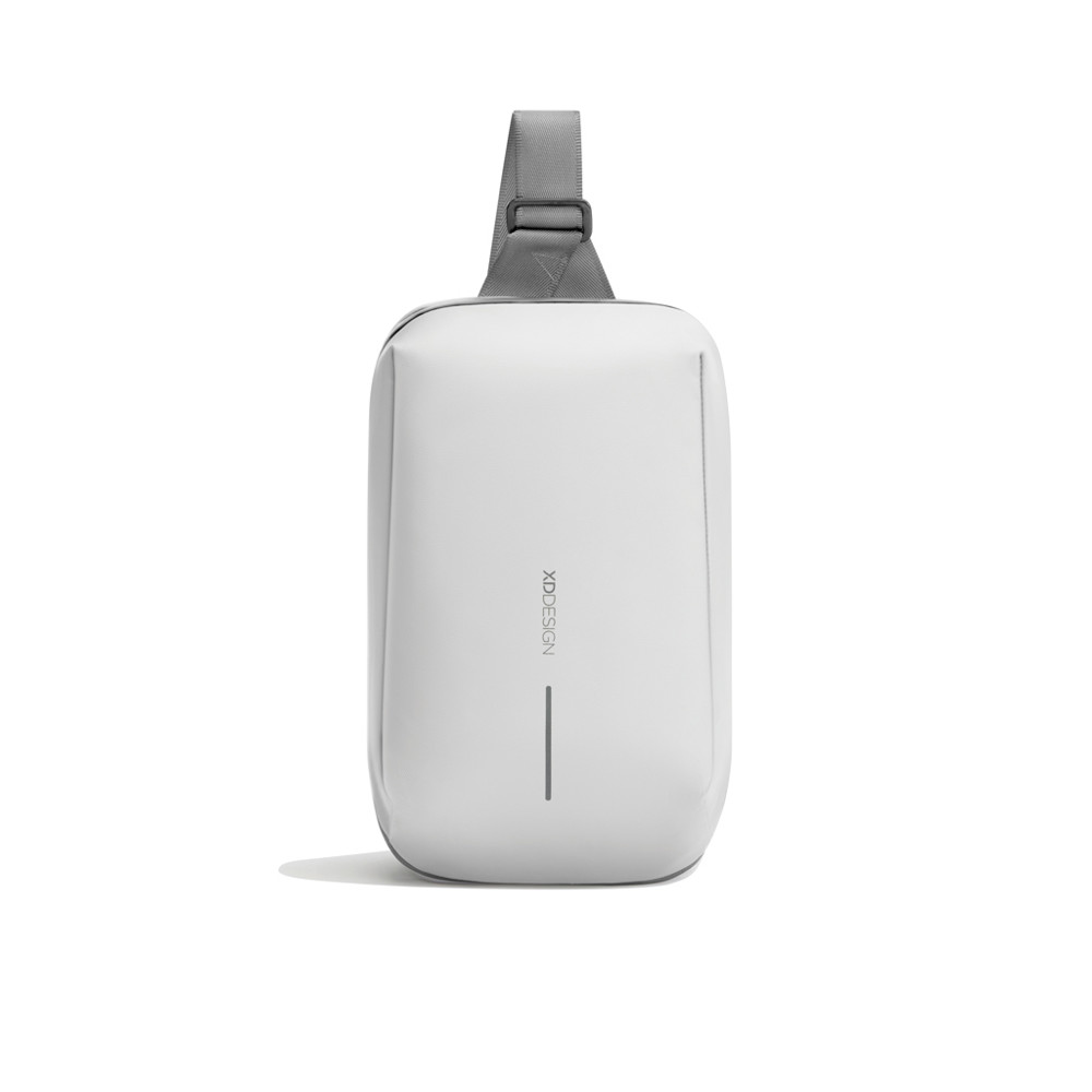 Urban wasserabweisender Sling-Bag - off white, grau (± PMS Cool Grey 3/ ± PMS Cool Grey 5)
