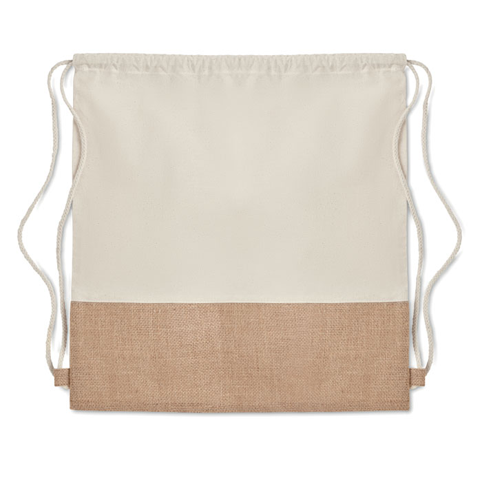 INDIA - Beutel mit Kordelzug Jute