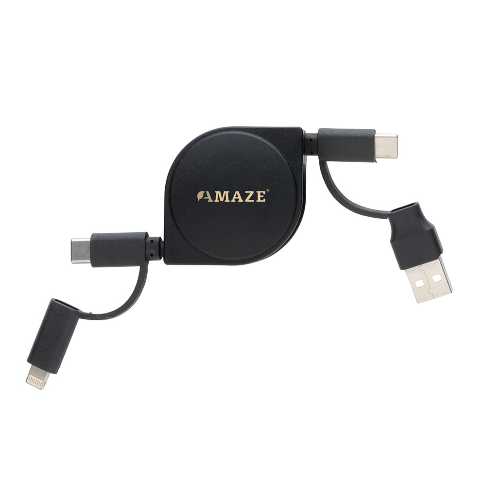 4-in-1 Kabel aus TPE und RCS Standard recyceltem Kunststoff