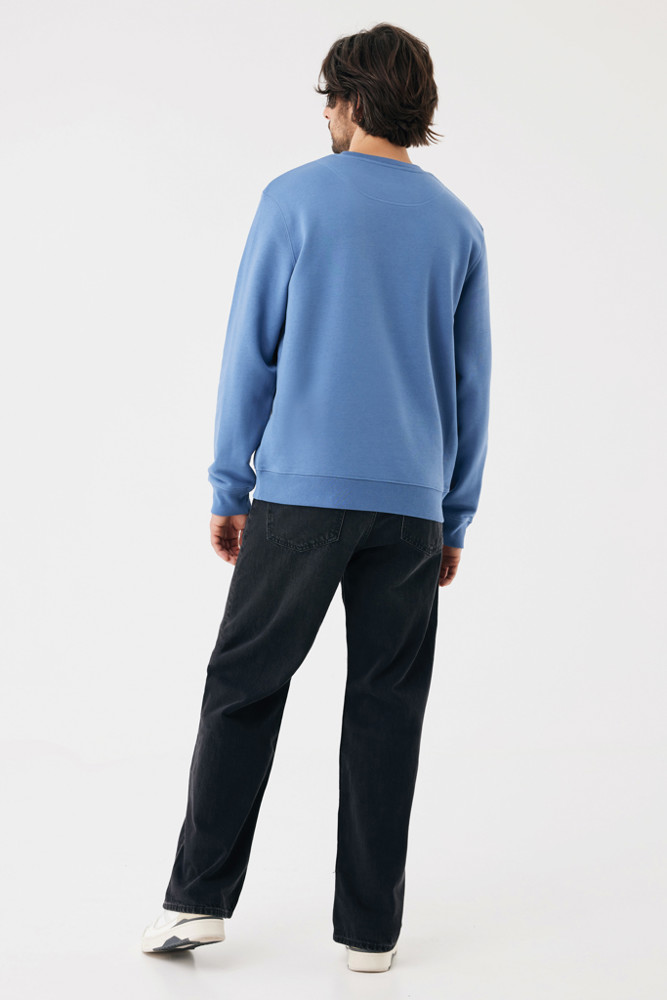 IQONIQ Torla Rundhals-Pullover aus recycelter Baumwolle