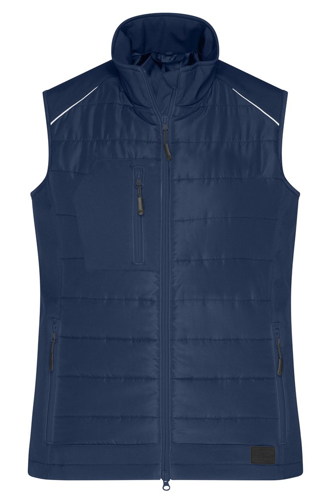 Ladies' Hybrid Vest GRS - Navy/navy (ca. Pantone 296C)