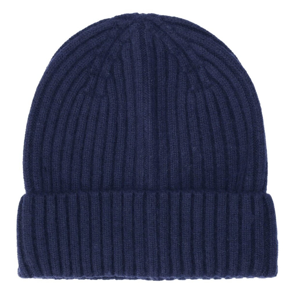 Nilton's Strickmütze, 100% Merinowolle - Navy (PMS533c) / Navy