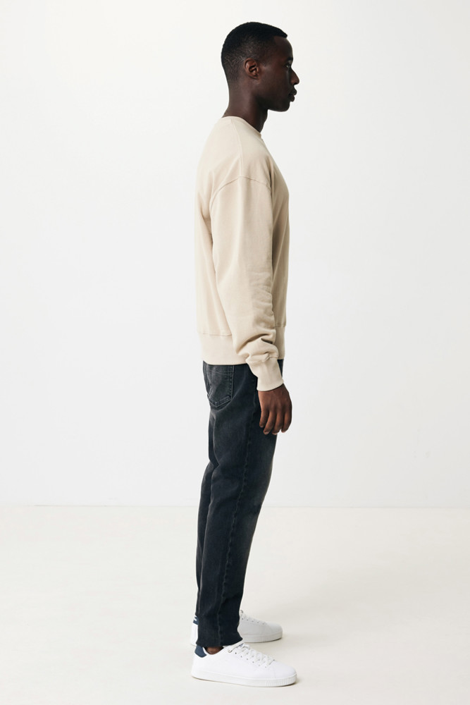 IQONIQ Kruger Relax-Rundhals-Sweater aus recycelt. Baumwolle