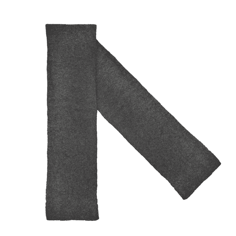 Nilton's Strickschal exclusive - Grau-meliert (PMS 4287c) / Grau-meliert