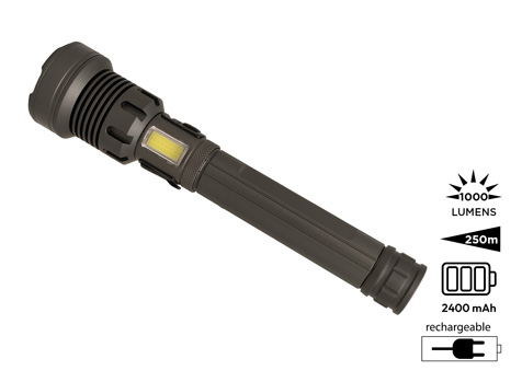 3-in-1 Wiederaufladbare Taschenlampe 'Rigel' (XL)