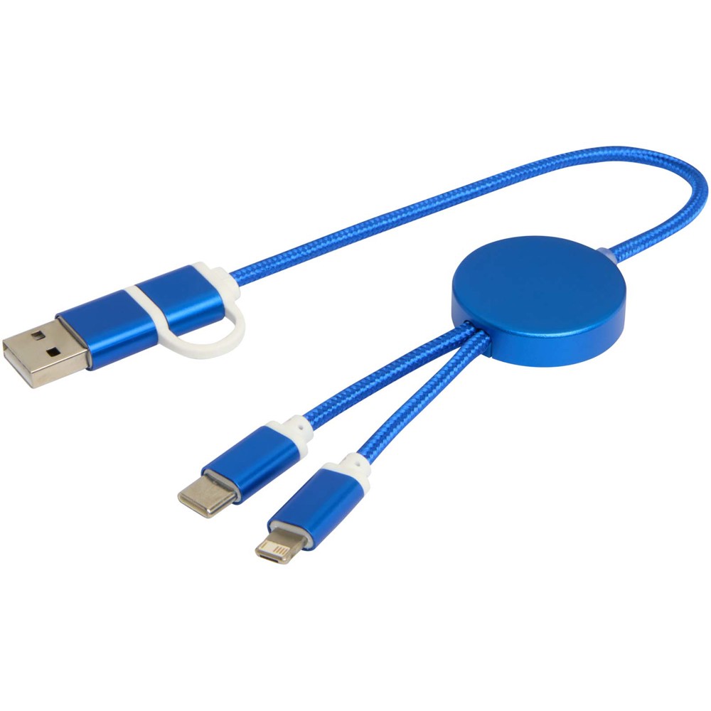 Alasia 30 cm 5-in-1 Kabel aus recyceltem Kunststoff für Datenübertragung und 27W Schnellladung