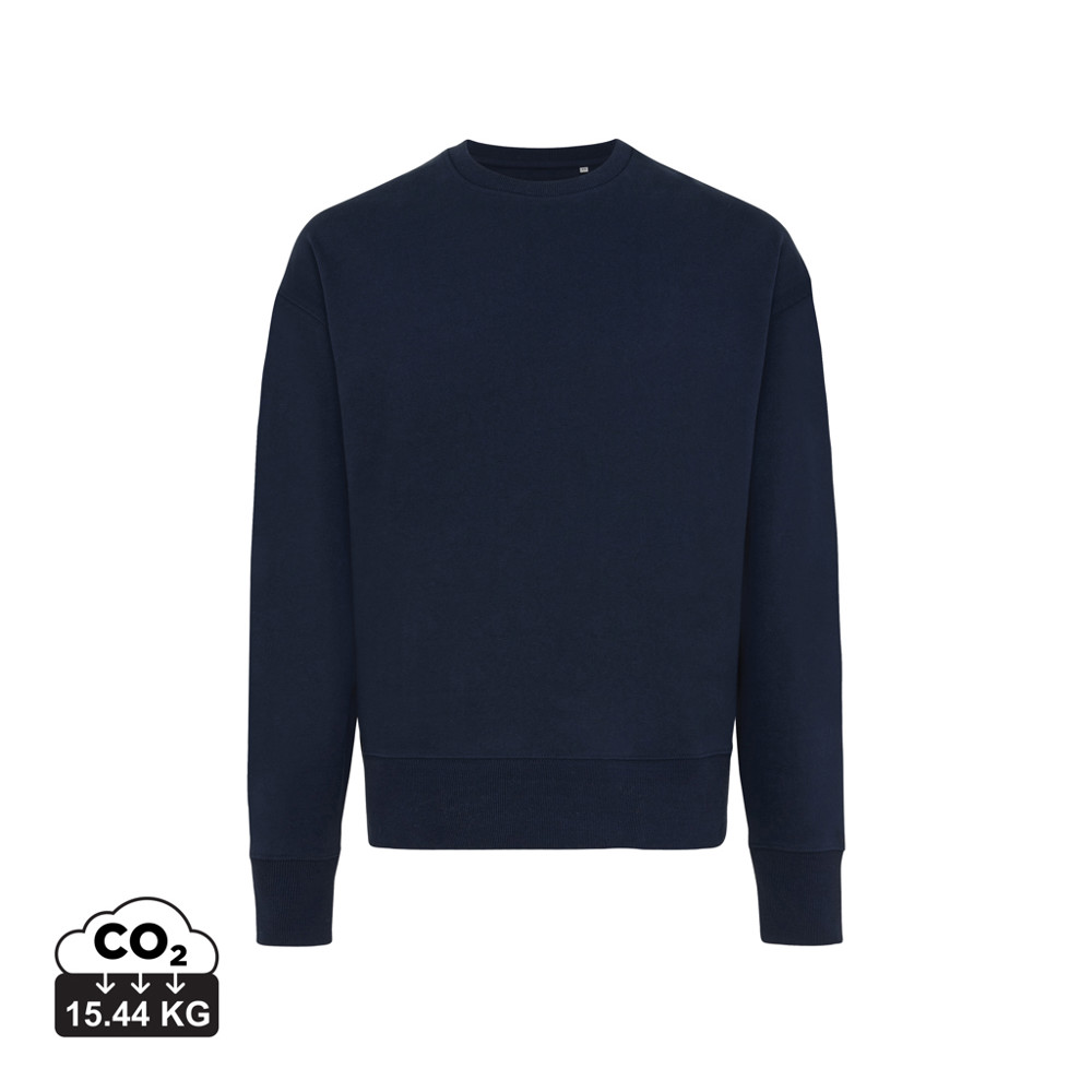 IQONIQ Kruger Relax-Rundhals-Sweater aus recycelt. Baumwolle