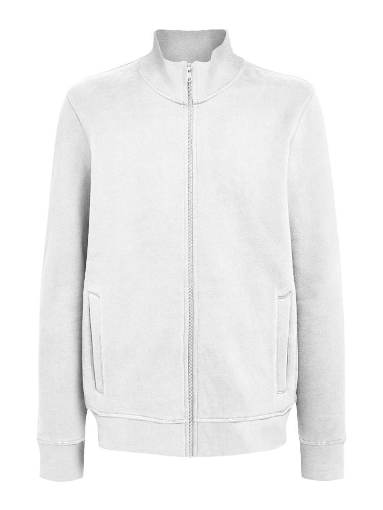BS Harlem Pullover mit durchgehendem Reißverschluss, 280 gr/m² - Weiß (White)