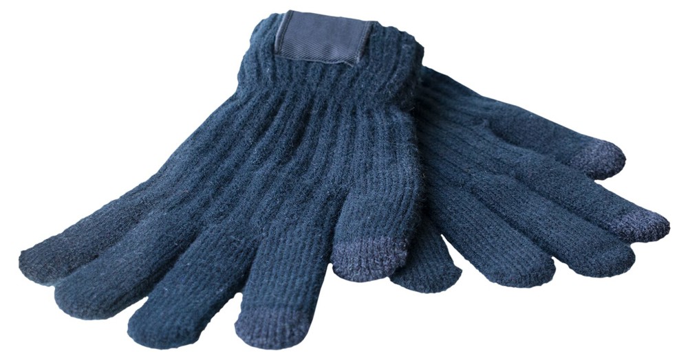Touchscreen Handschuhe mit Label - navy