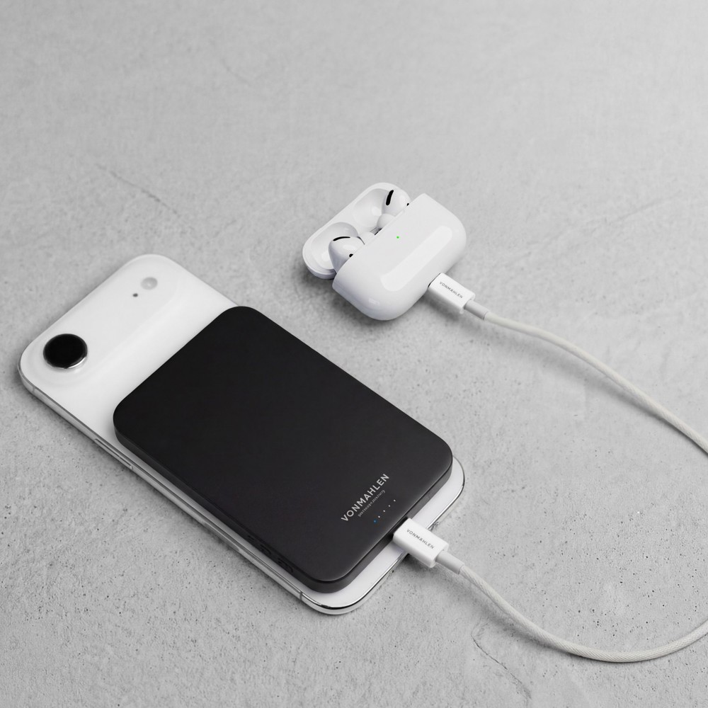 Evergreen Mag 5000 - Die magnetische Powerbank für den ganzen Tag - Schwarz