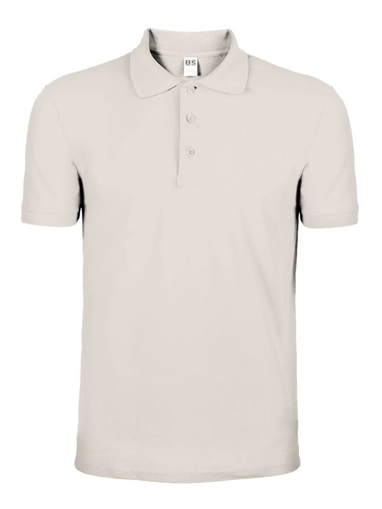 BS Evolution Polo, 180 gr/m² - Helles Weiß (12-0304 TPG)