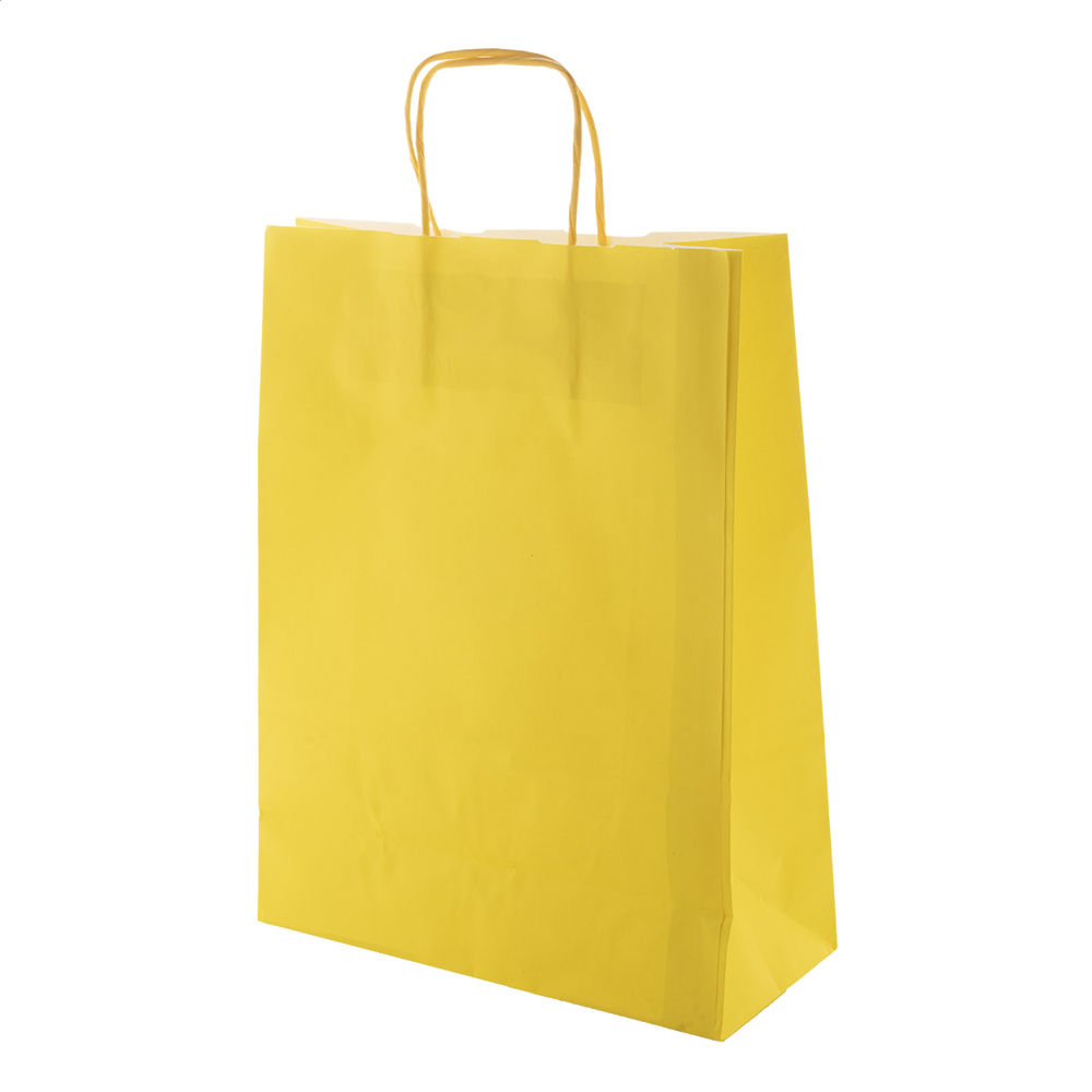 Mall - Papier-Einkaufstasche - gelb