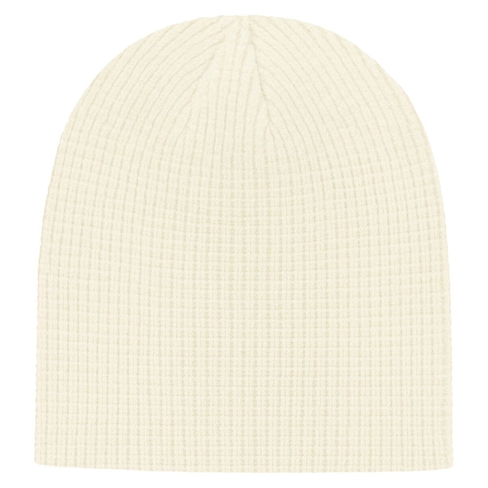 Nilton's Promo Strickmutze - Helles Weiß (Off White) / Helles Weiß