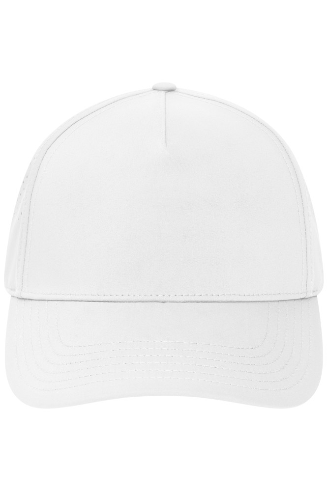 5 Panel Laser-Cut Cap - White (ca. Pantone white)