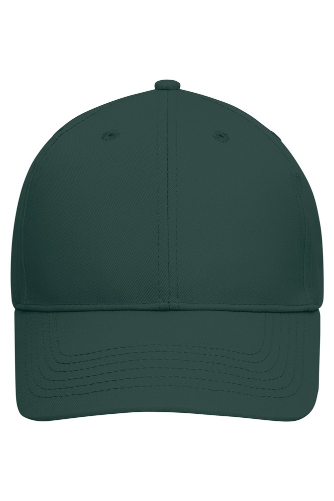 6 Panel Cap Organic Cotton - Smoky-green (ca. Pantone P 123-8 U)