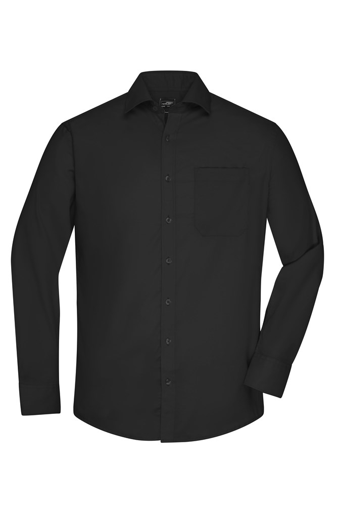 Men's Shirt Long-Sleeved Micro-Twill