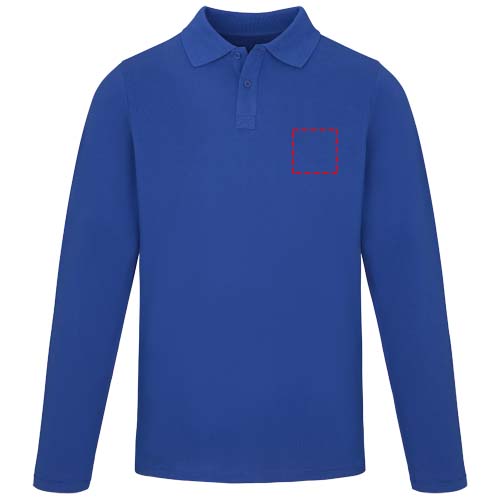Calgary 180 g/m² Langarm Poloshirt für Herren