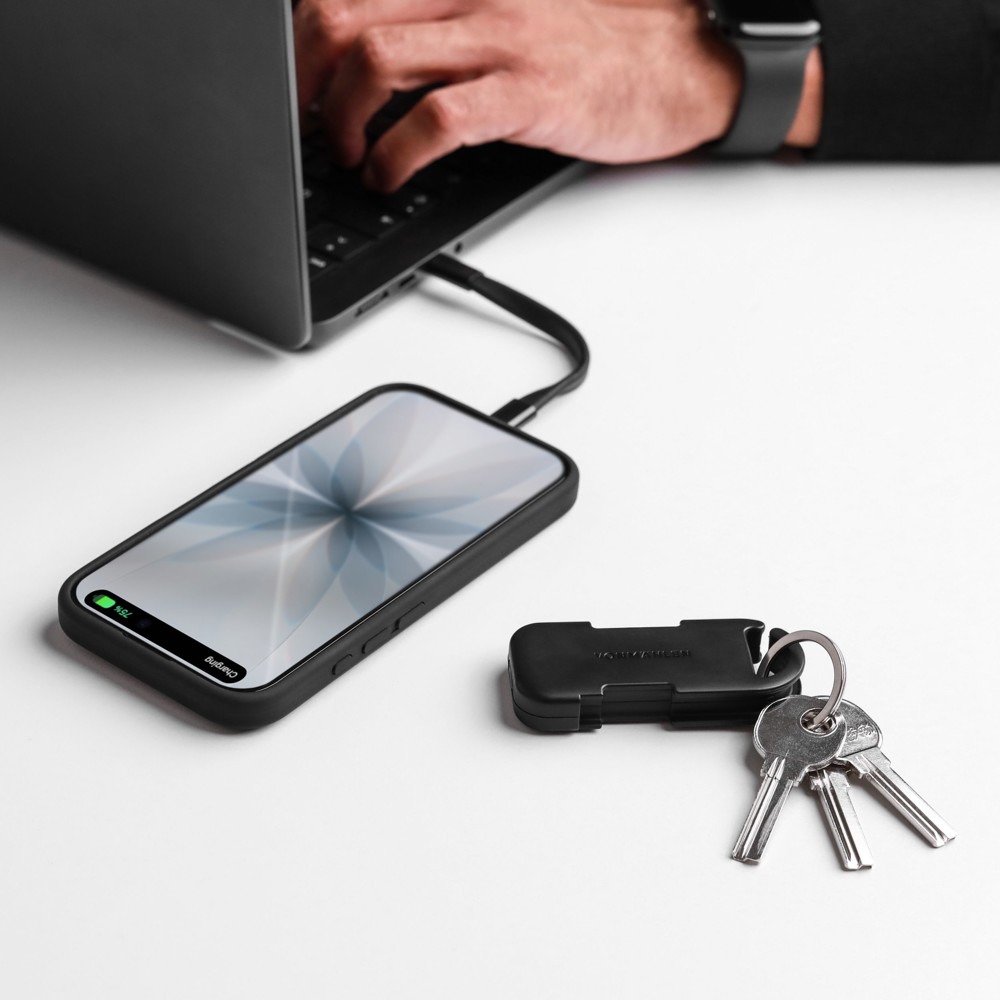 Evergreen Go - Die Powerbank für den Schlüsselbund - Weiß