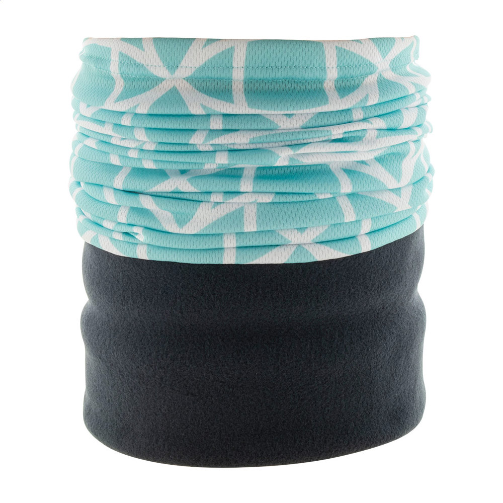 CreaScarf Winter - Individueller Multifunktionsschal - grau