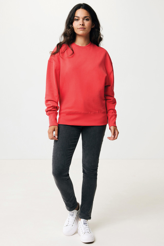 IQONIQ Kruger Relax-Rundhals-Sweater aus recycelt. Baumwolle