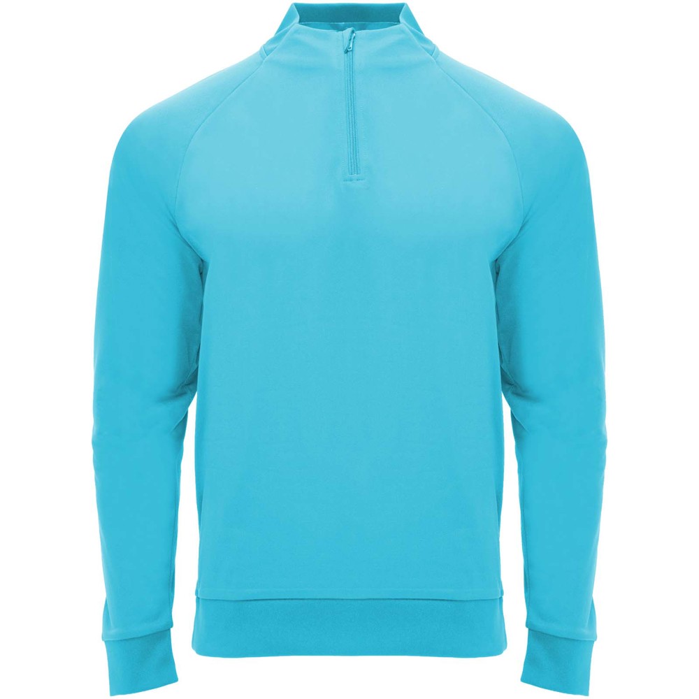 Epiro 200 g/m² Half-Zip Sweatshirt für Kinder - Fluor-Türkis