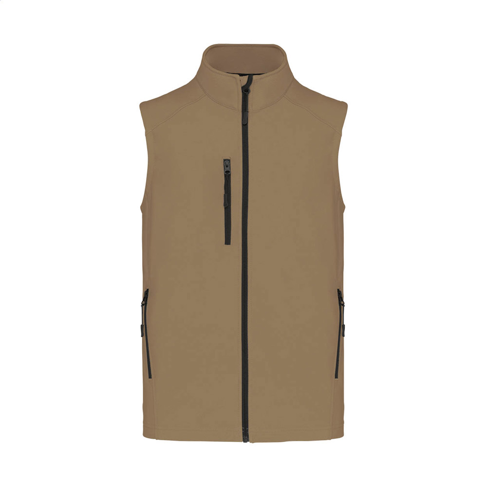 KA403 - Dreilagige Softshellweste - braun