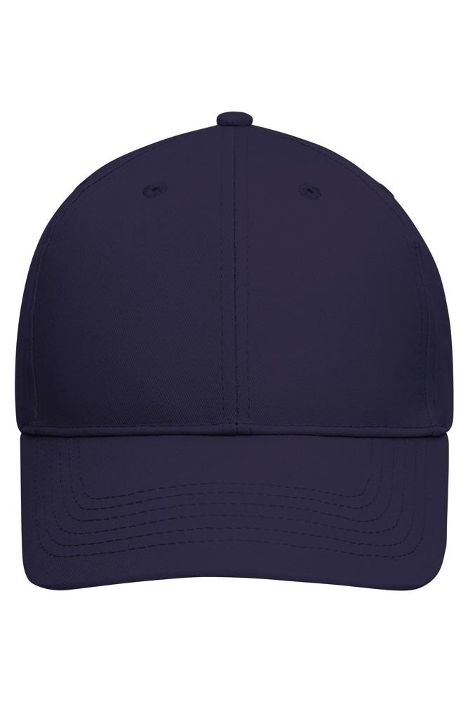 6 Panel Cap Organic Cotton - Deep-purple (ca. Pantone P 101-16 C)