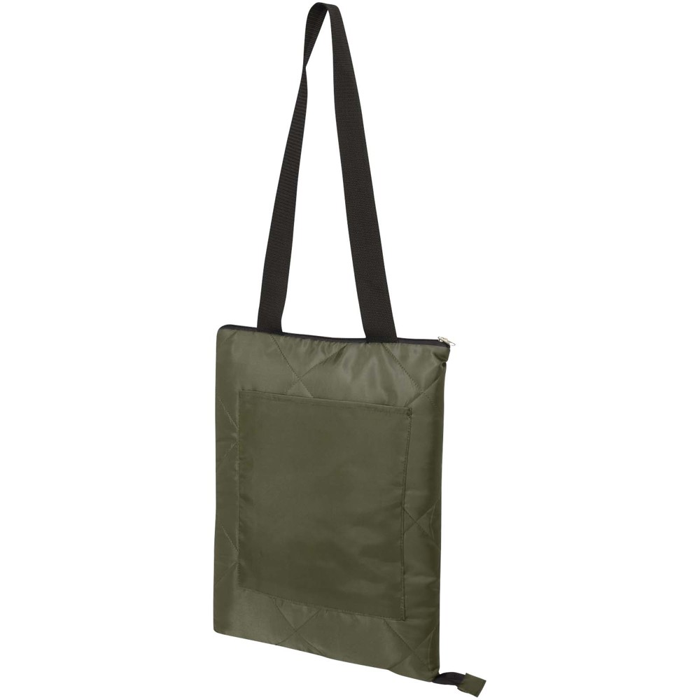 Clary Picknickdecke aus Recyceltem GRS-Polyester - waldgrün