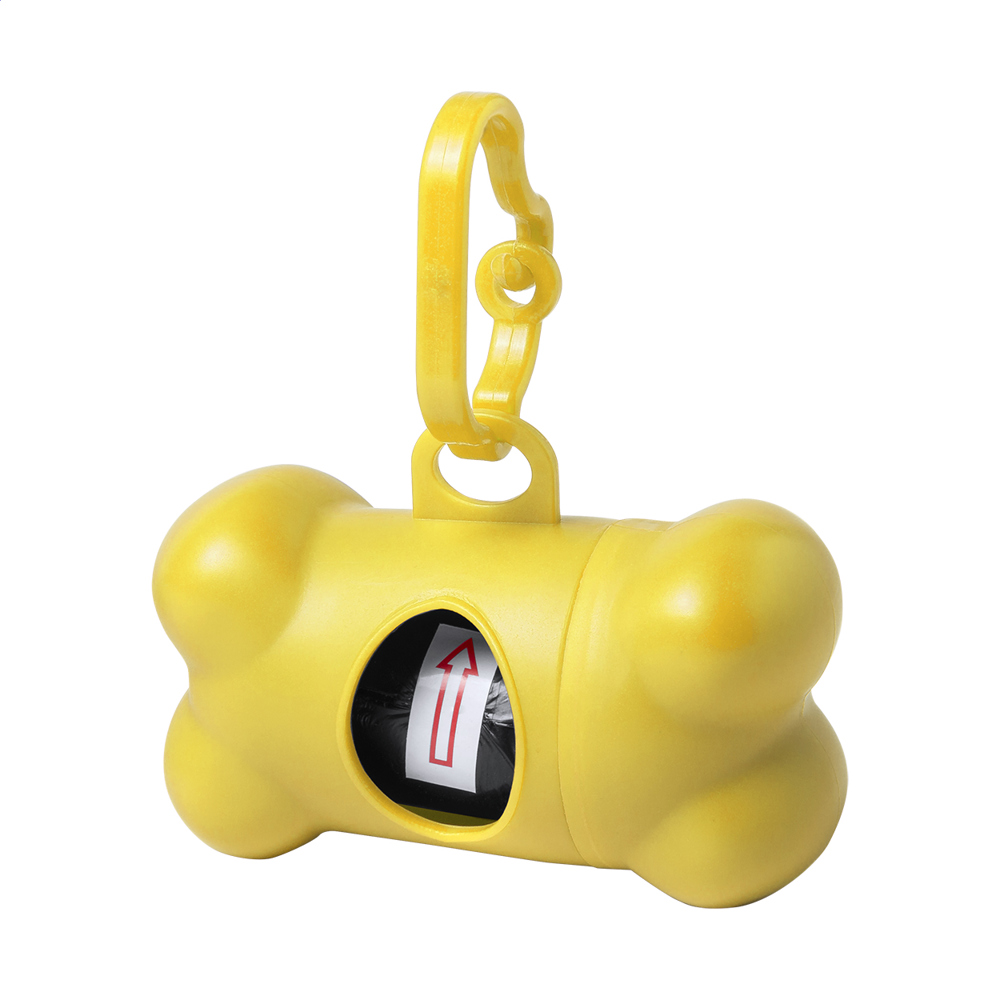 Pobba - Hundebeutelspender - gelb