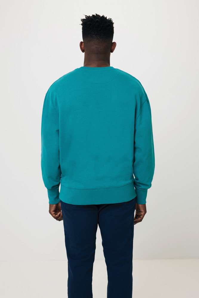 IQONIQ Kruger Relax-Rundhals-Sweater aus recycelt. Baumwolle