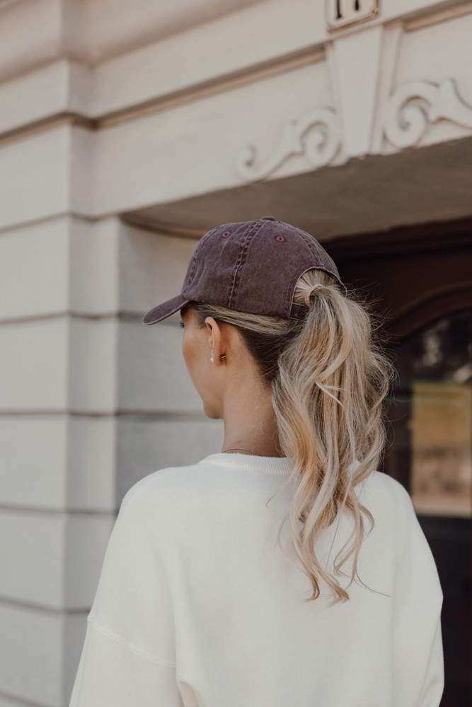 BEAU AWARE™ Washed 6-Panel Kappe aus 270gr/m² Baumwolltwill
