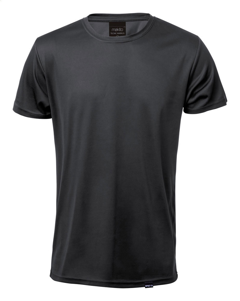 Velocity - RPET Sport-T-Shirt - schwarz