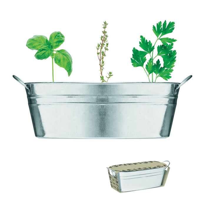 MIX SEEDS - Zink-Pflanzkübel